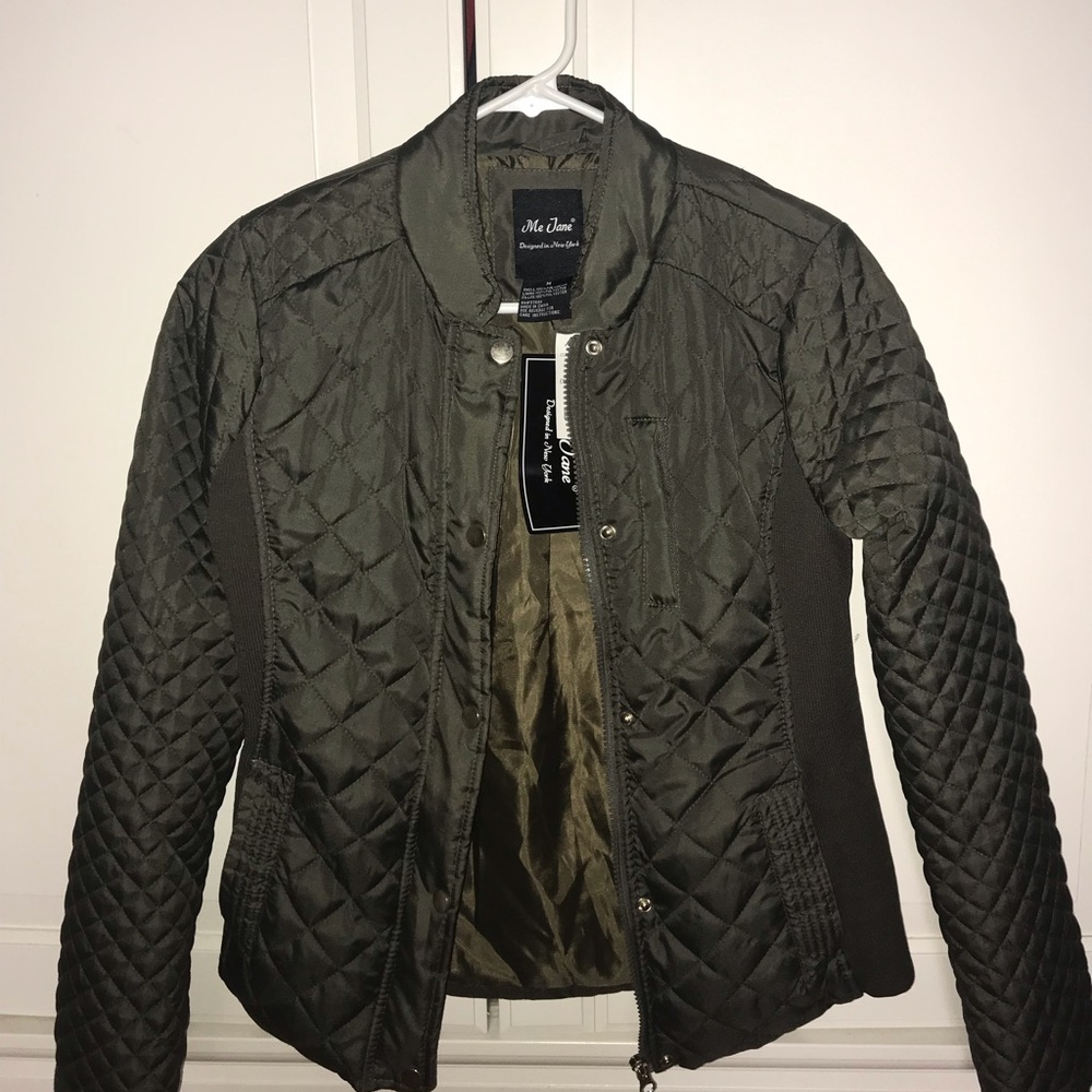 Olive Green Jacket, plus it has never been worn!!